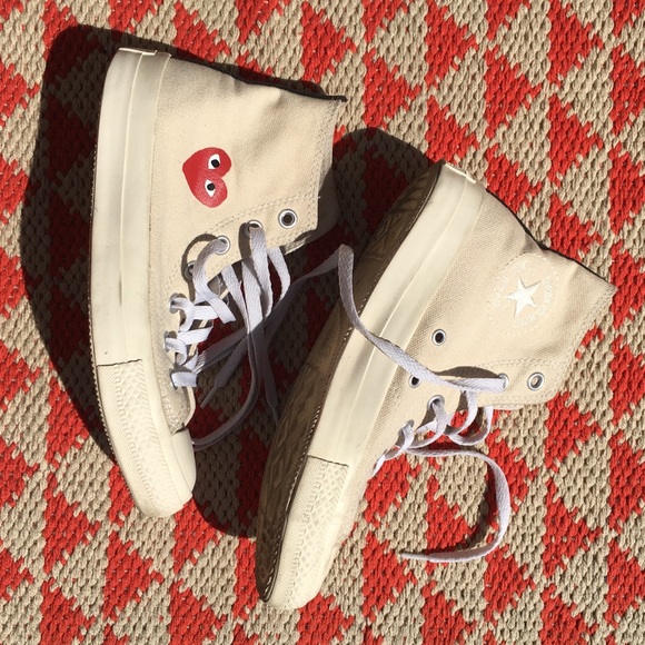 Converse Shoes - Comme Des Garçons PLAY Converse High Top